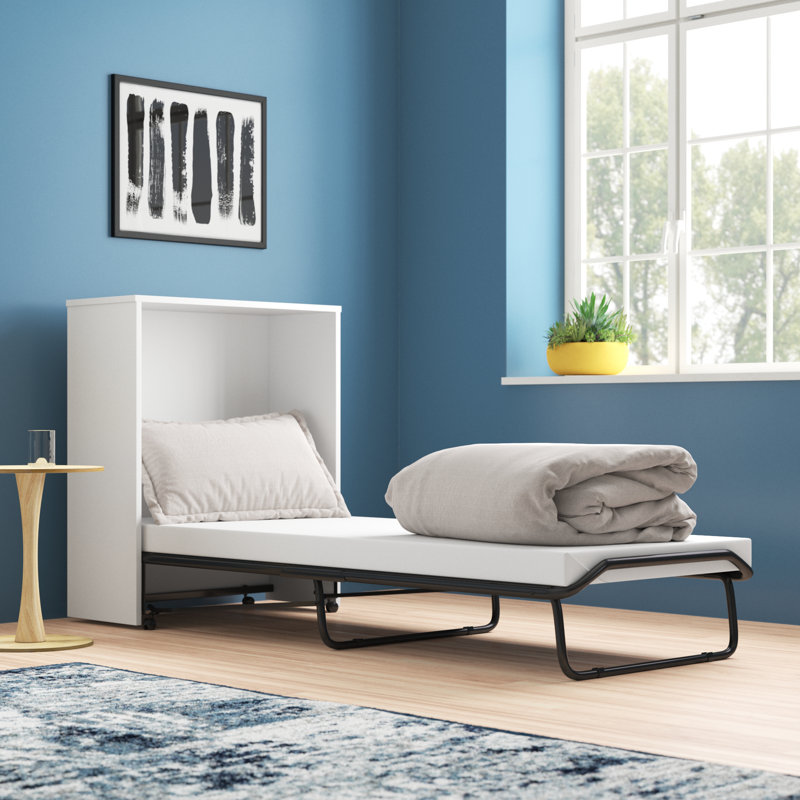 Zipcode Design Rogelio Storage Murphy Bed with Mattress Reviews Wayfair